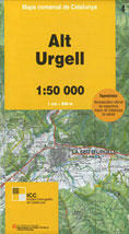 Mapa comarcal 1:50.000 Alt Urgell