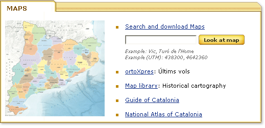 Map search and downloading