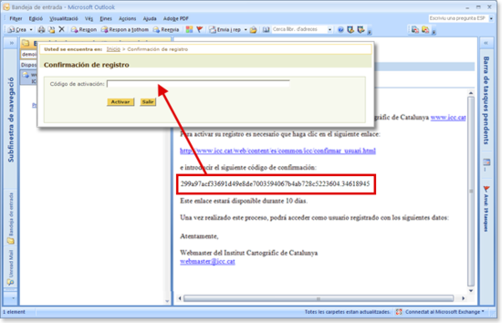 Código activación