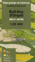 Mapa geològic 1:25.000 Bell-lloc d'Urgell