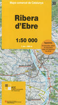 Mapa topogràfic 1:50.000 Ribera d'Ebre