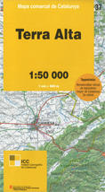 Mapa topogràfic 1:50.000 Terra Alta