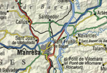 Mapa topogràfic de Catalunya 1:500 000